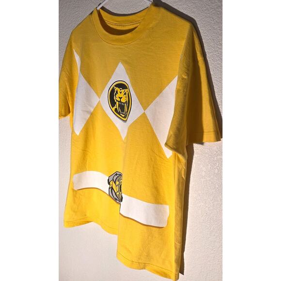 Women's Yellow Power Ranger Graphic T-Shirt - Size Large - Picture 4 of 6